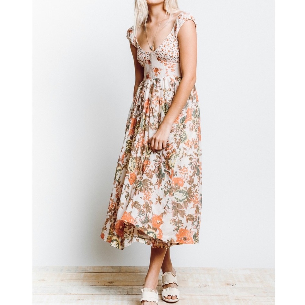 Free People Love You Midi Dress